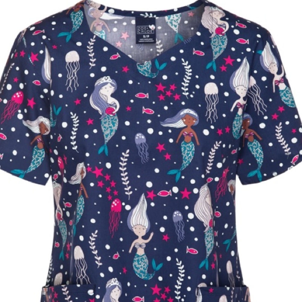 Zoe and Chloe scrub top